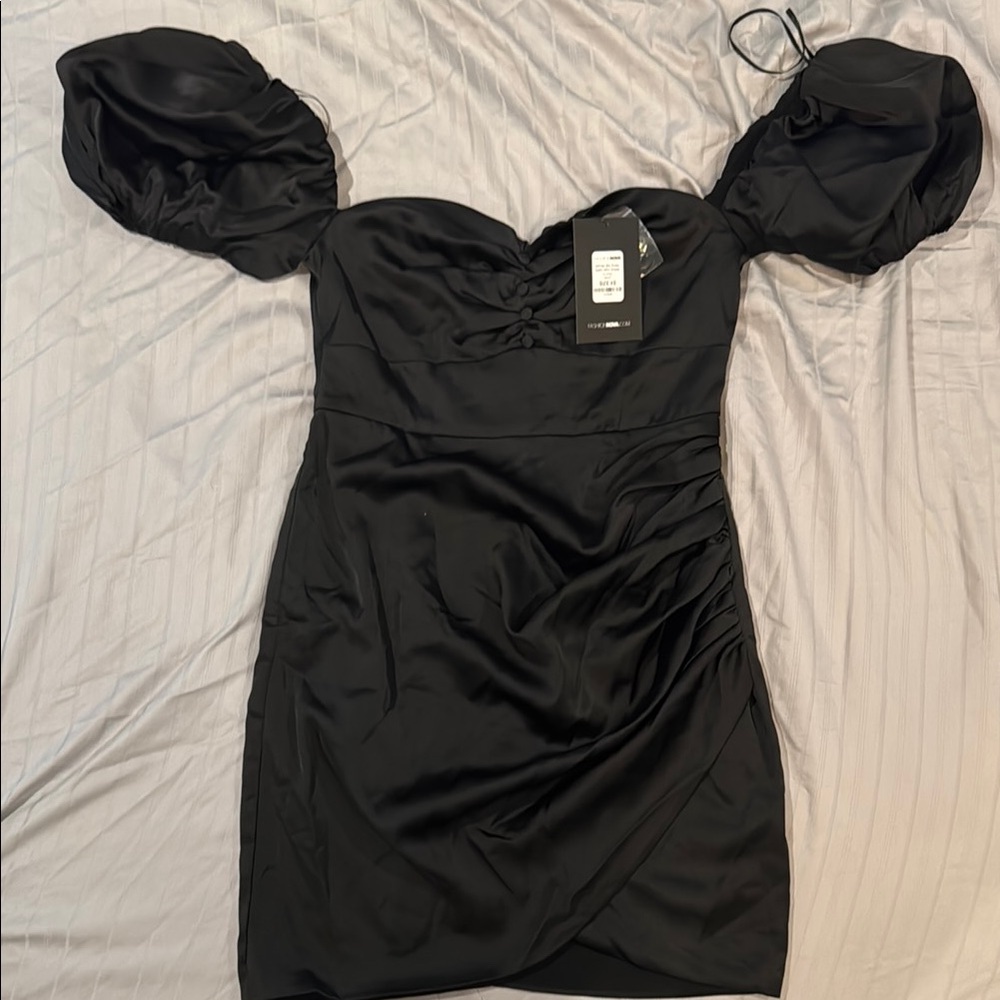 Elegant Black Off-Shoulder Dress